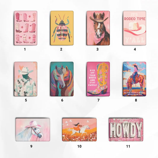 Creative Western Design - Rectangle 2.5”x 3.5”