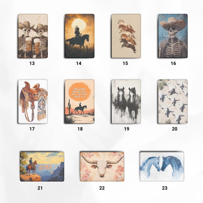 Creative Western Design - Rectangle 2.5”x 3.5”